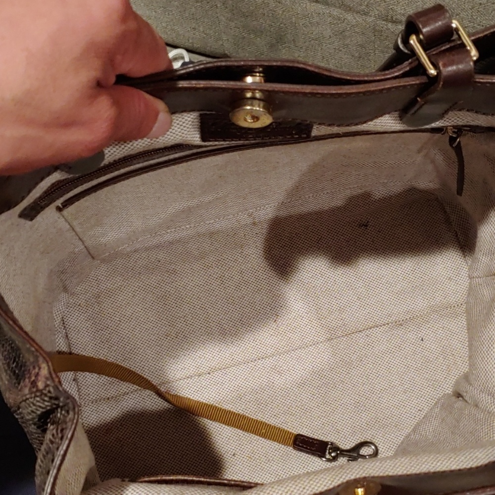 Dooney & Bourke python purse - Picture 3 of 6